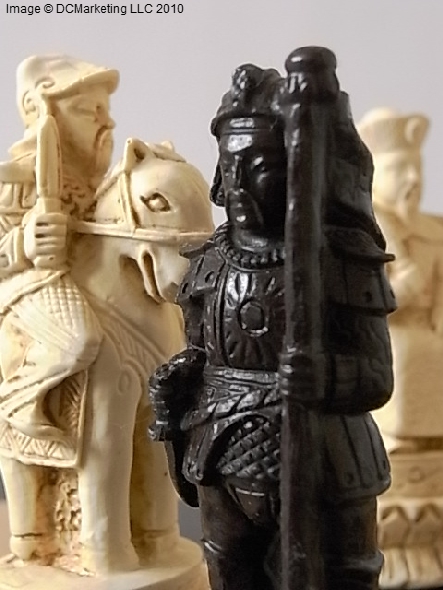 Chinese Plain Theme Chess Set